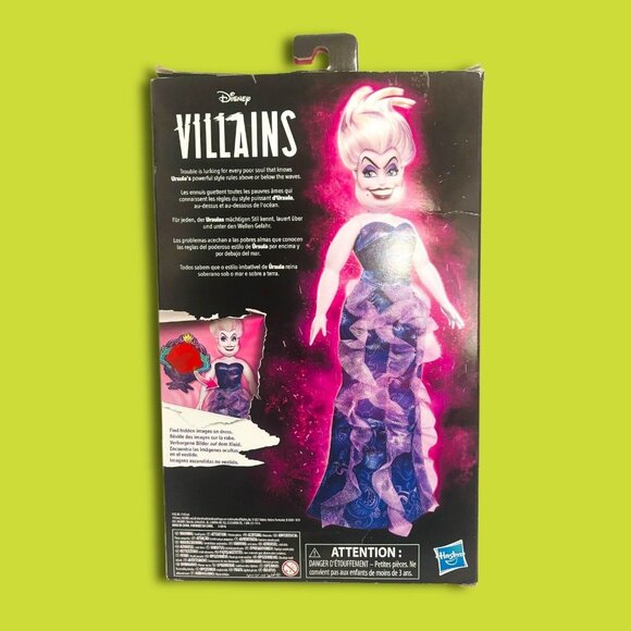 Disney Villains Ursula Fashion Doll, Accessories and Removable Clothes. Open Box - Picture 4 of 10
